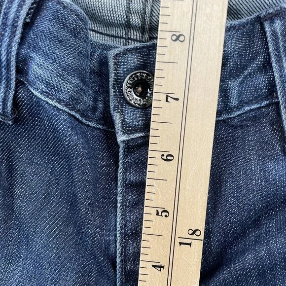 Levis 553 Jeans Womens 4 Mid Rise Bootcut Dark Wash - Picture 8 of 10